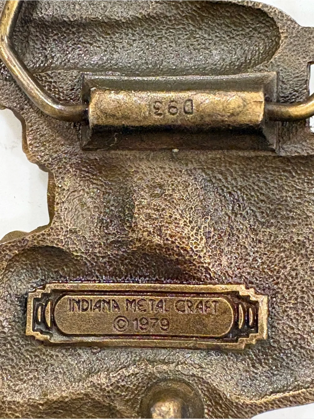 1979 Bronze Tractor Belt Buckle- Rustic